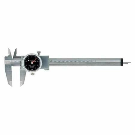 HOMESTEAD 6 in. Black Face Valueline Dial Caliper HO3731574